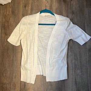 white loft cardigan size medium